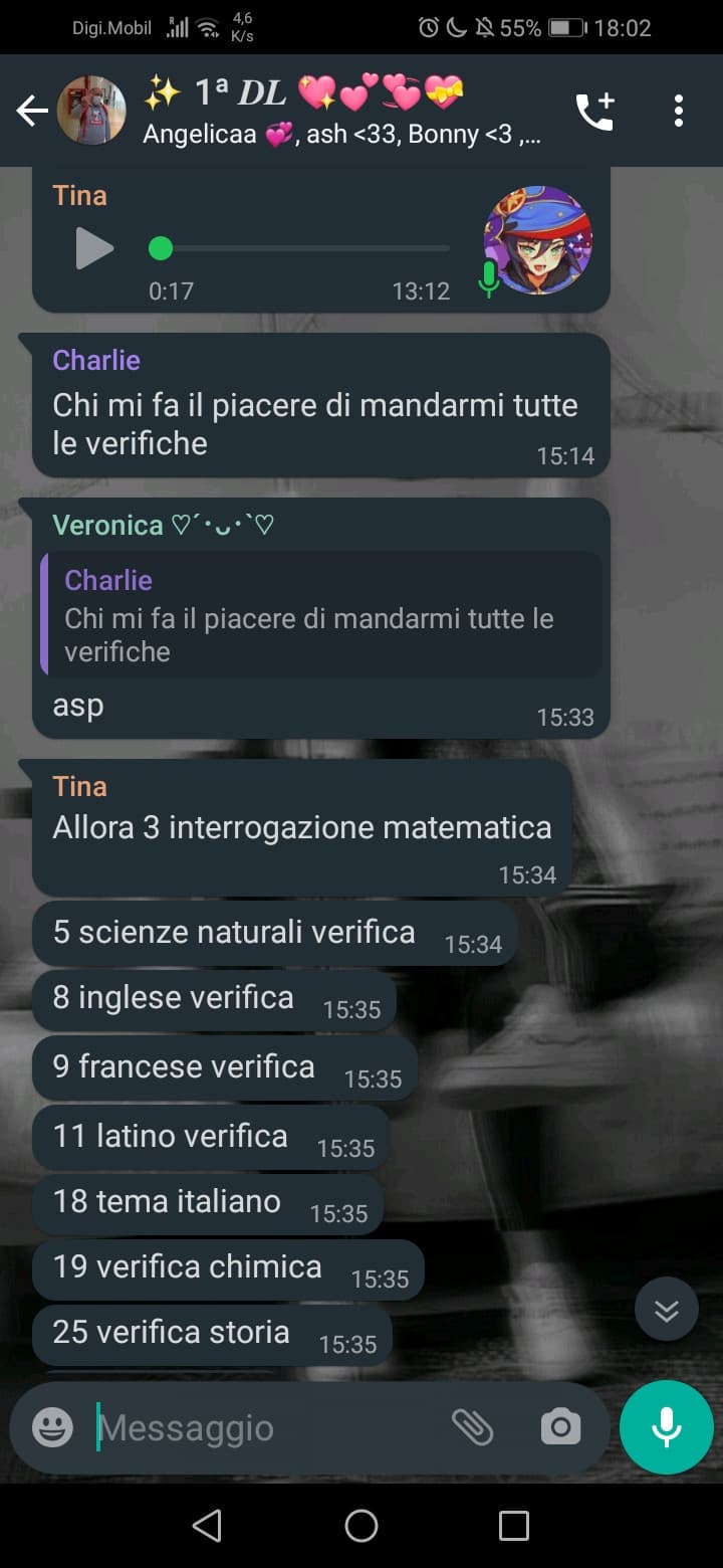 pensavo ci fosse solo l'interrogazione di geostoria, inglese e italiano- 