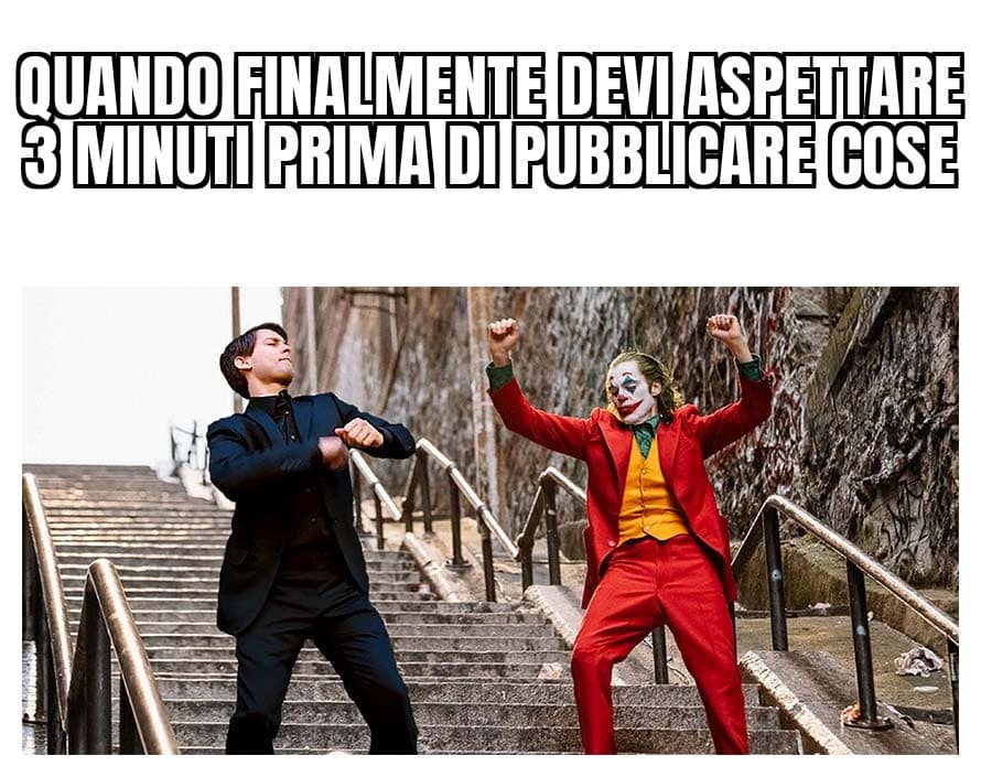 Ok oggi non sono in vena di meme