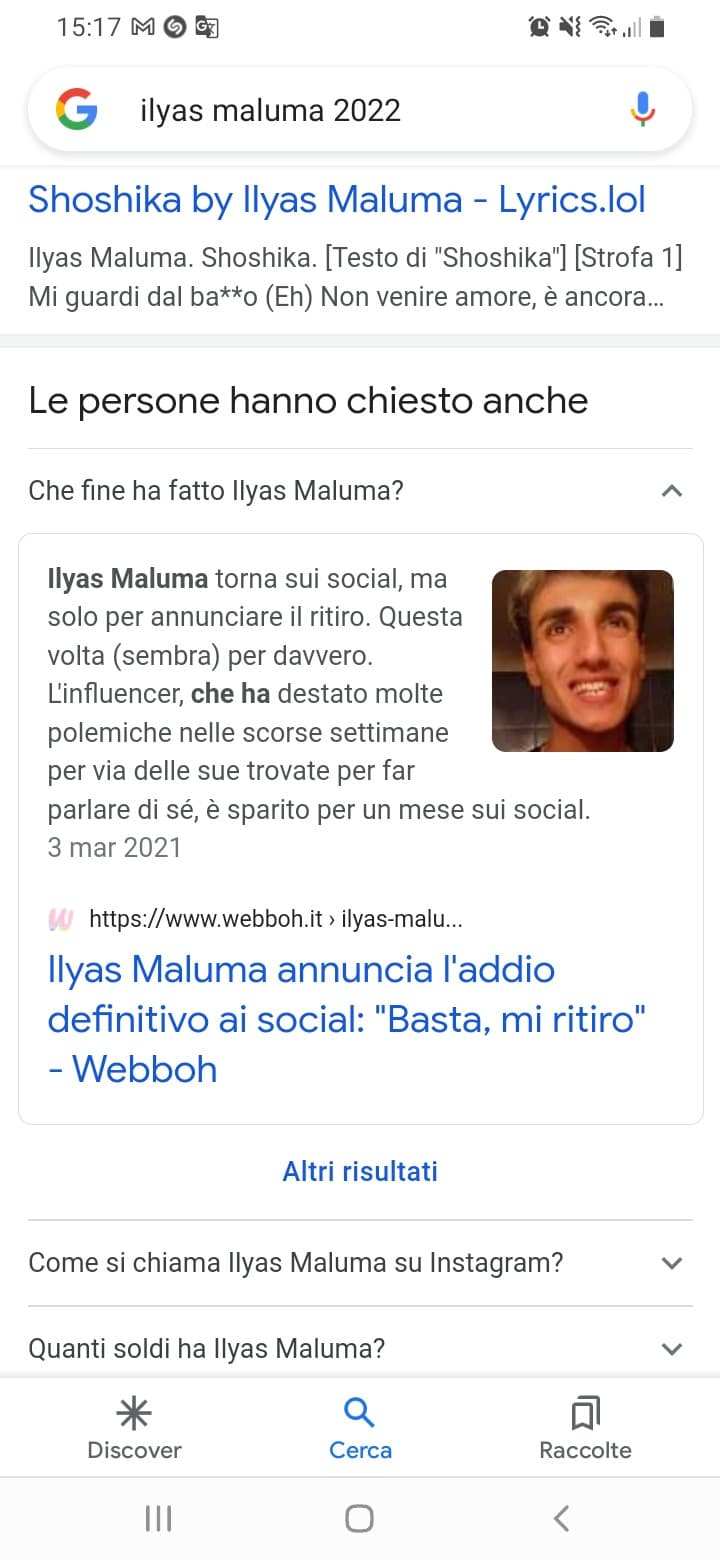 Secondo voi è vero?