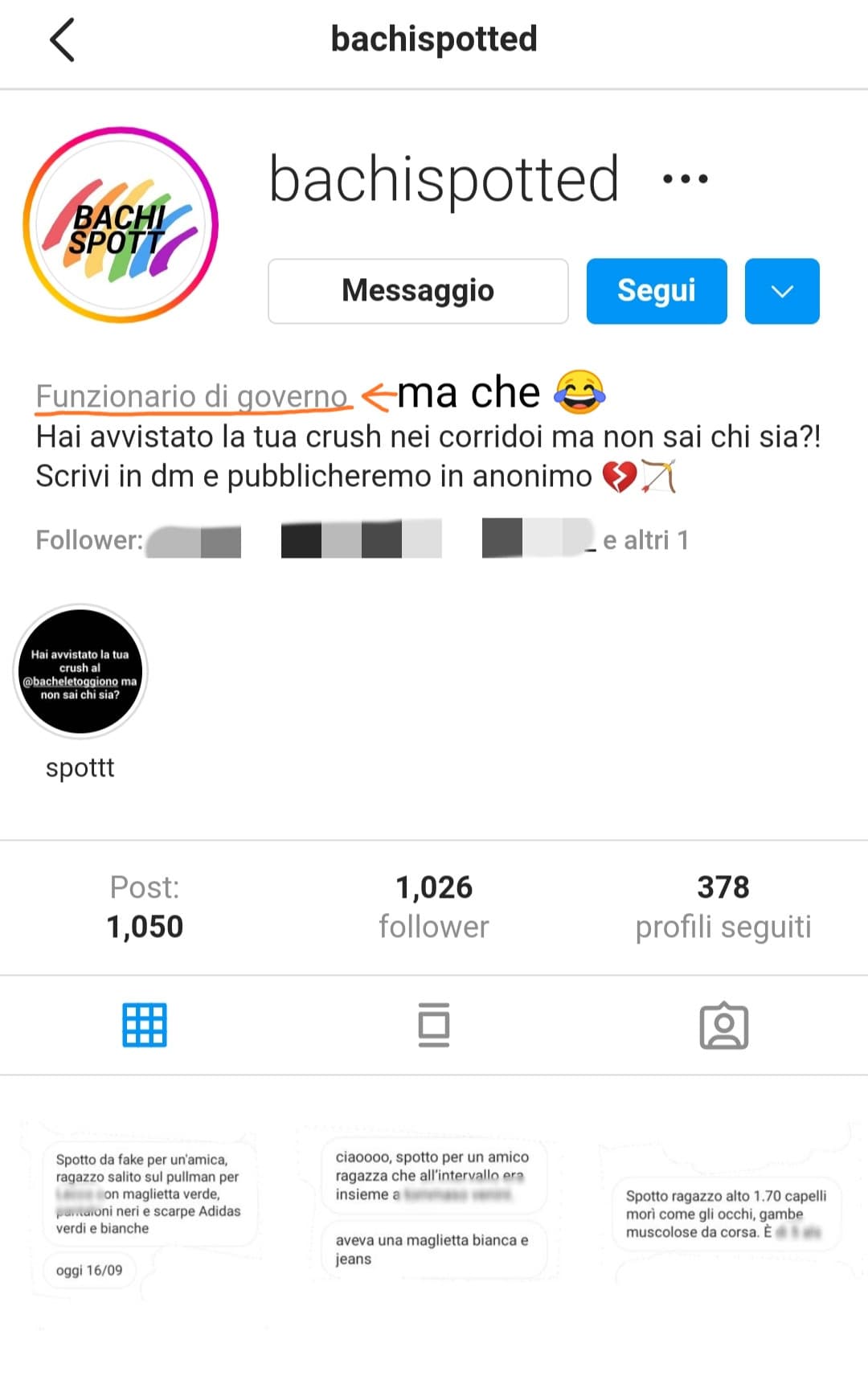 Ma per curiosità, le avete anche voi le pagine fatte dai ragazzi della scuola per lo spot??questo profilo avrà almeno 5 anni e sicuro che chi l'ha creato avrà già un lavoro, ma nonostante tutto si deve ancora subire i messaggini e postare