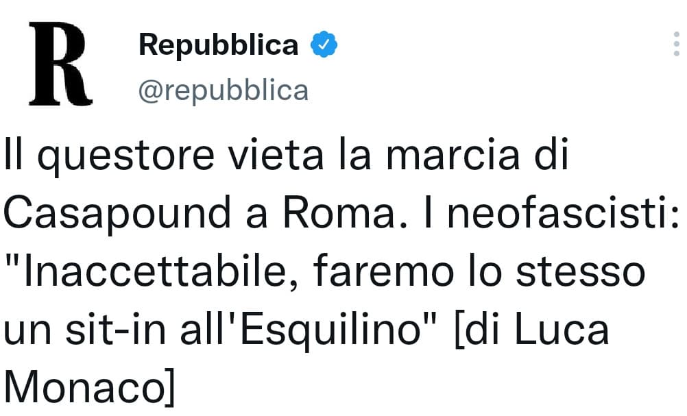 I fasci che reclamano il diritto di manifestare. Il paradosso di CasaPound