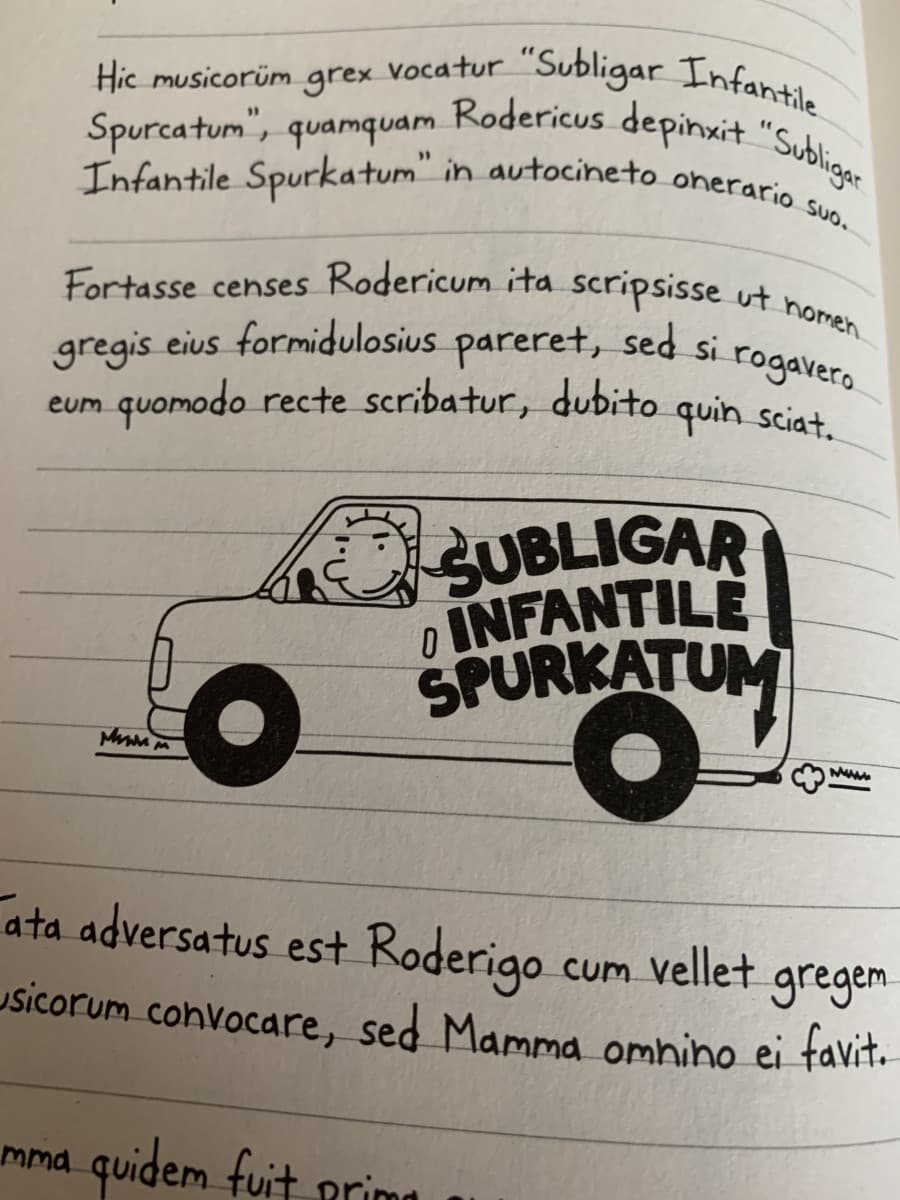 per scuola devo leggere il diario di una schiappa in latino-