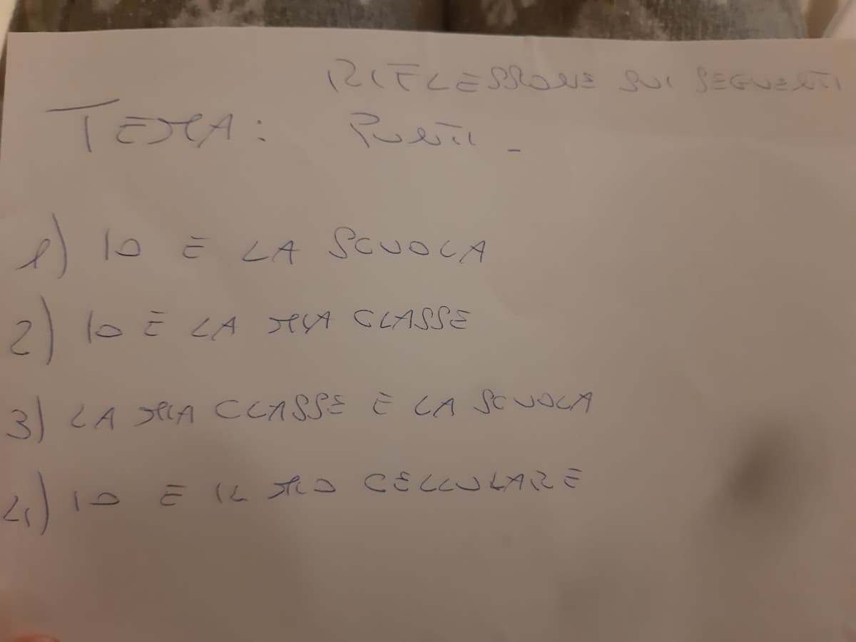 Visto che sono stata sospesa. La prof come punizione mi ha dato da fare questi temi come punizione. Però non so cosa scrivere, consigli?