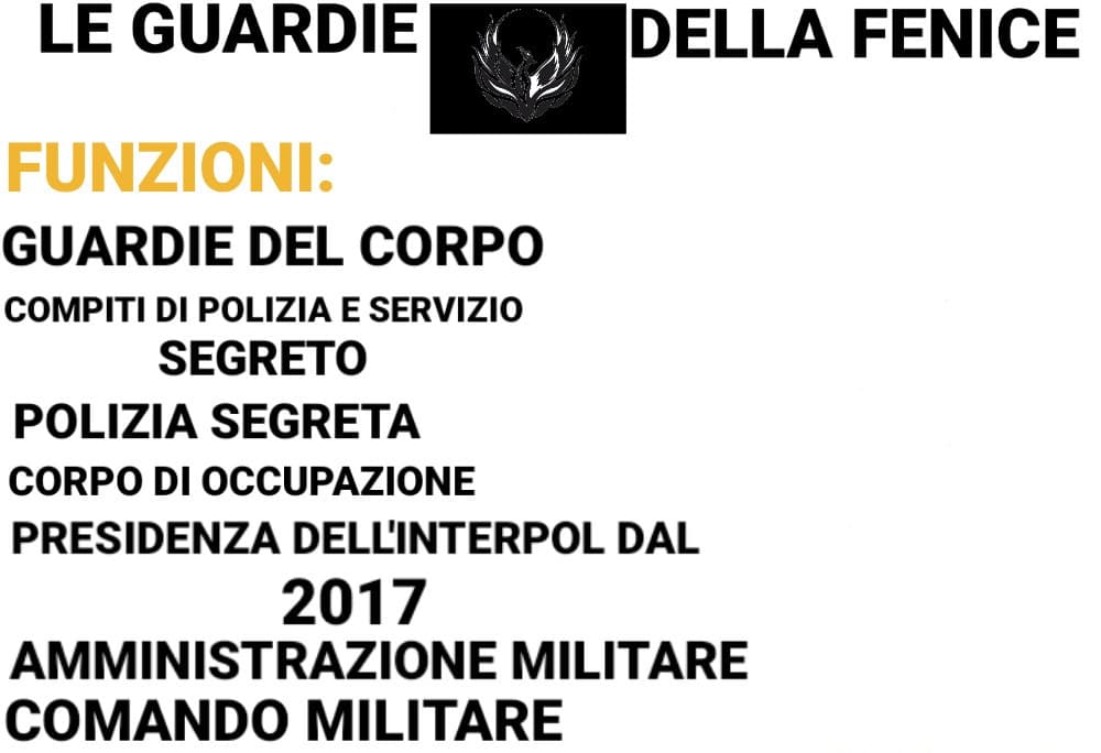 Le Guardie della Fenice, il corpo paramilitare Tedesco 