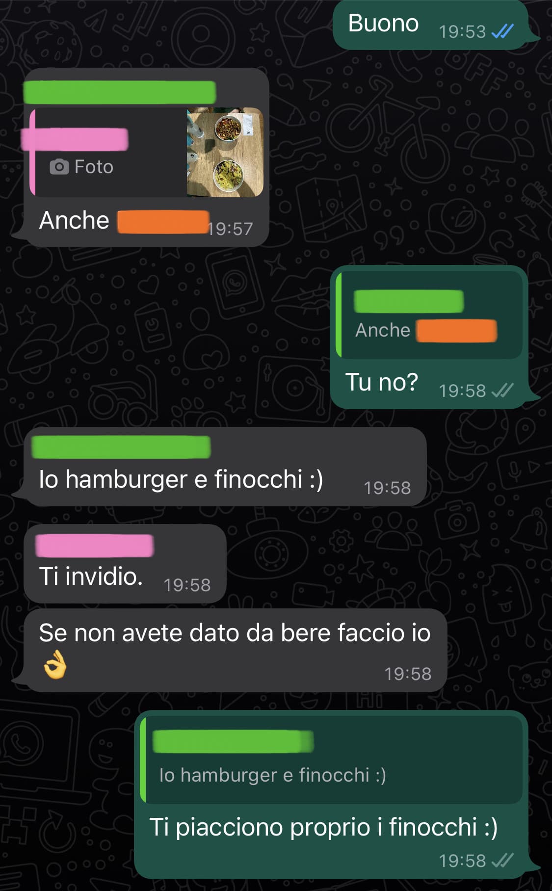 Non ha risposto ? M il mio coinquilino carino è quello in verde