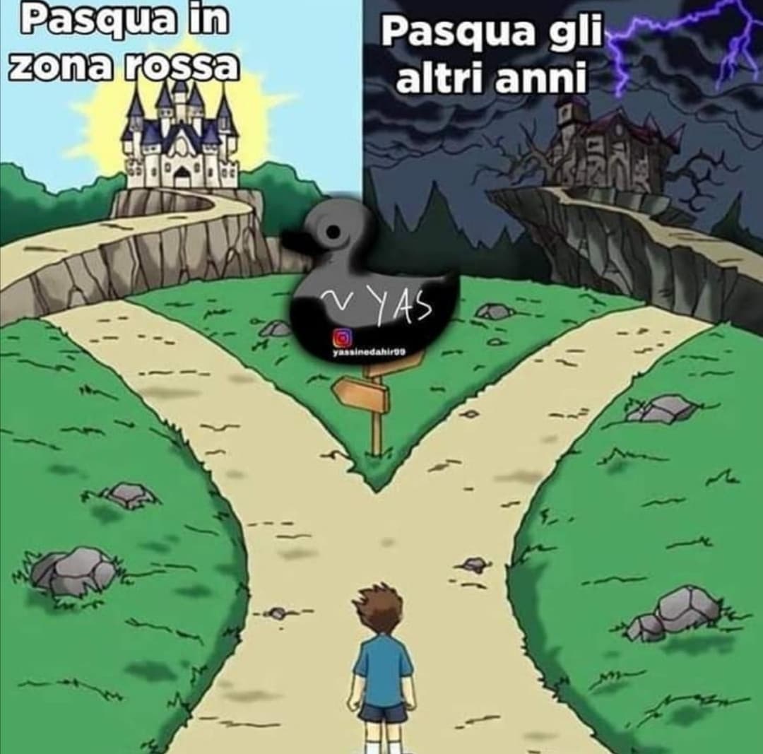 Sicuro che l'anno prossimo se sarà tutto finito o quasi e si potrà festeggiare cadrà tutta la pioggia che non c'è stata durante la pandemia 