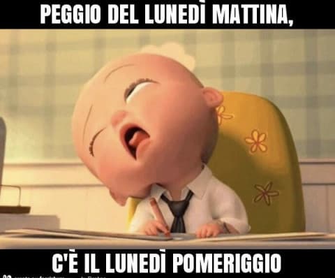 Bah per me la domenica pomeriggio é peggio. Se vai a scuola il sabato il weekend non dire nulla torni a casa dormi ed è già ora di andare a scuola. 