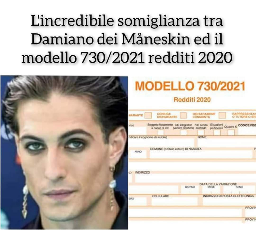 I Maneskin della somiglianza e quel Danilo con.