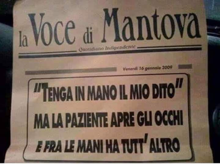 Mi rimane il dubbio su cosa si sia ritrovata in mano ?