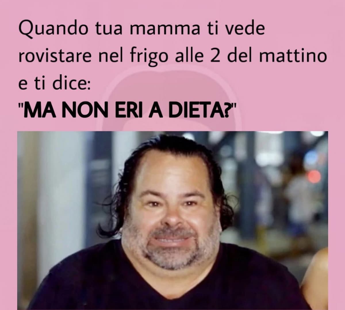 E vabbe mamma lunedì prossimo