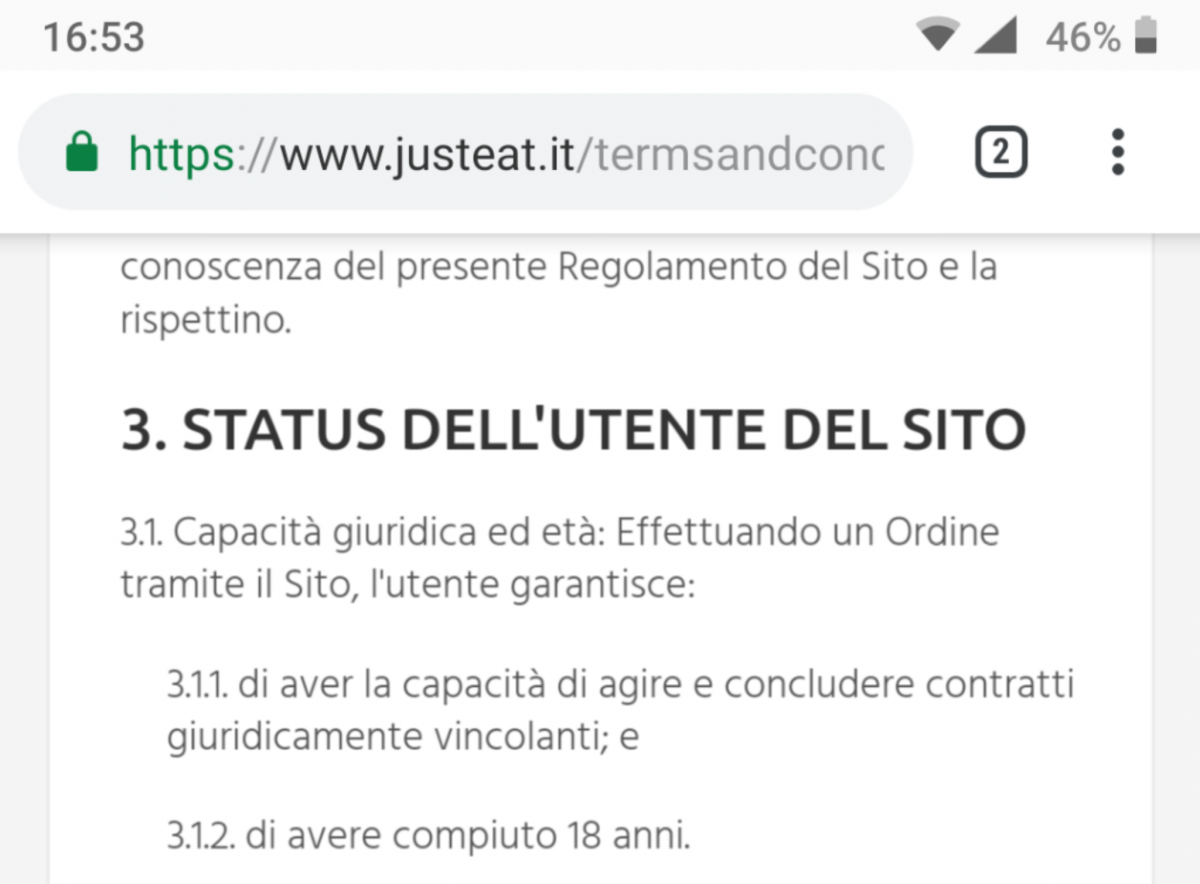 Ricapitolando: cosa NON posso fare online se non ho almeno 18/13/16 anni?