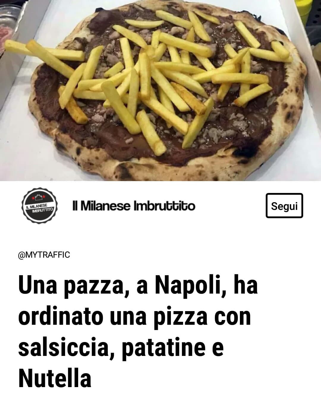 Perché mi tocca vedere queste cose?