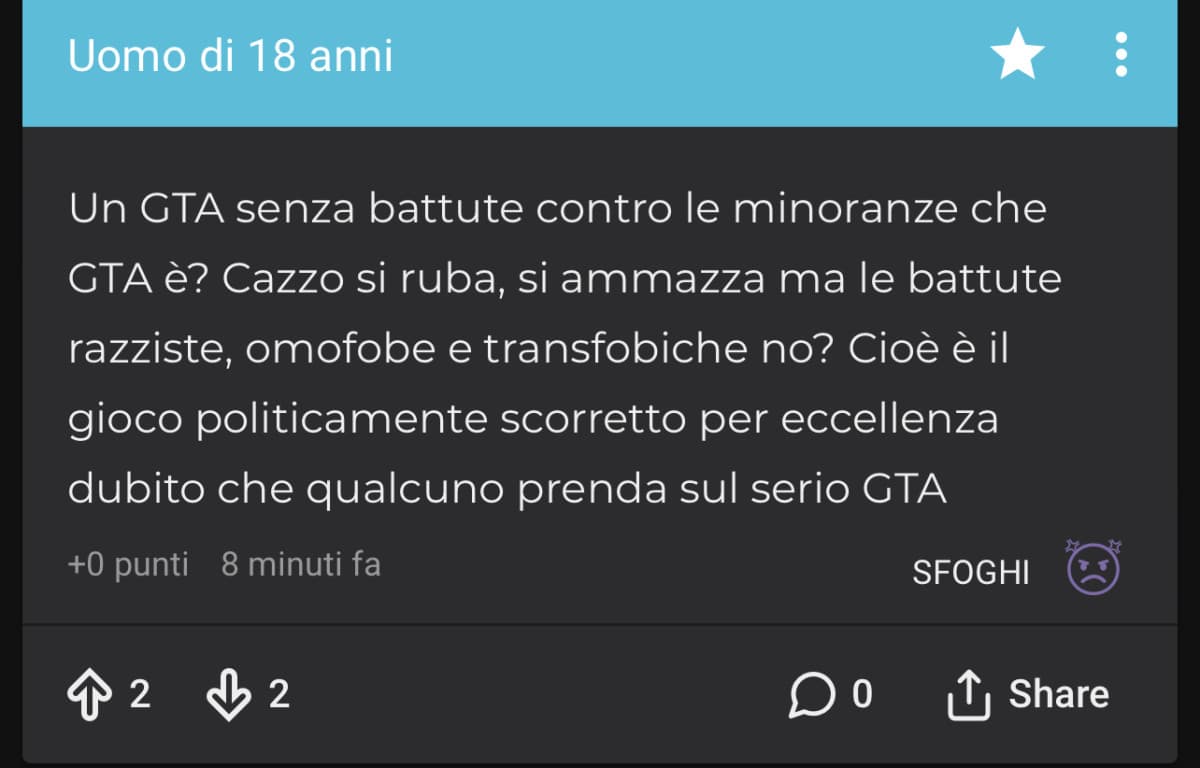 No è davvero insensato 