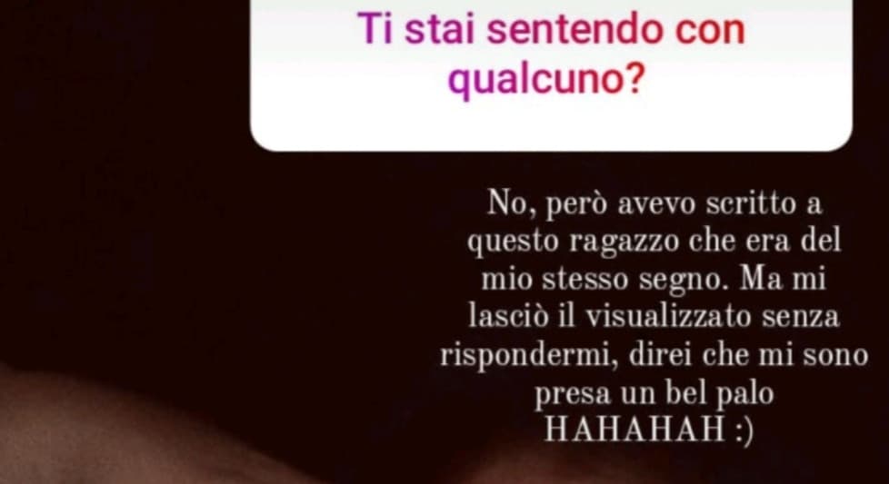 Scrive ai ragazzi solo se sono del suo stesso segno? Noccapito AHAH