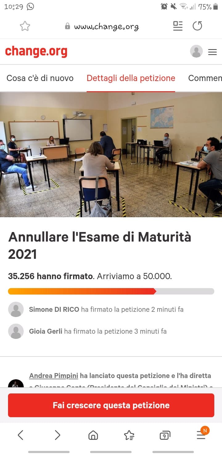 Ci sono tutti i motivi del mondo per firmare questa petizione. Se condividi il pensiero, perfavore potresti firmare? Ci vogliono due secondi