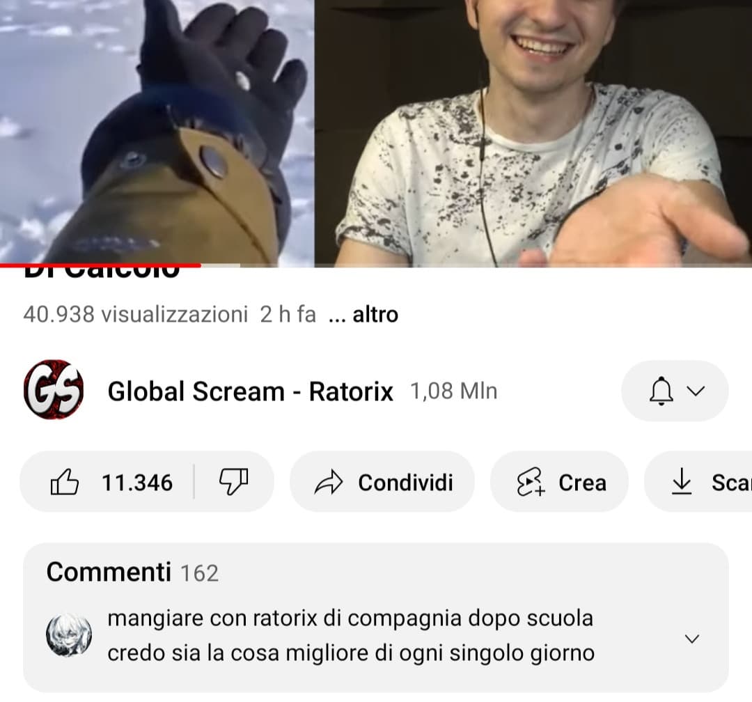 NO CHE FASTIDIO PERCHÉ ORA YT È COSÌ 