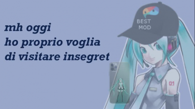 Non è il migliore spot che ho fatto, ma lo posto per restare attiva. Viva Miku!