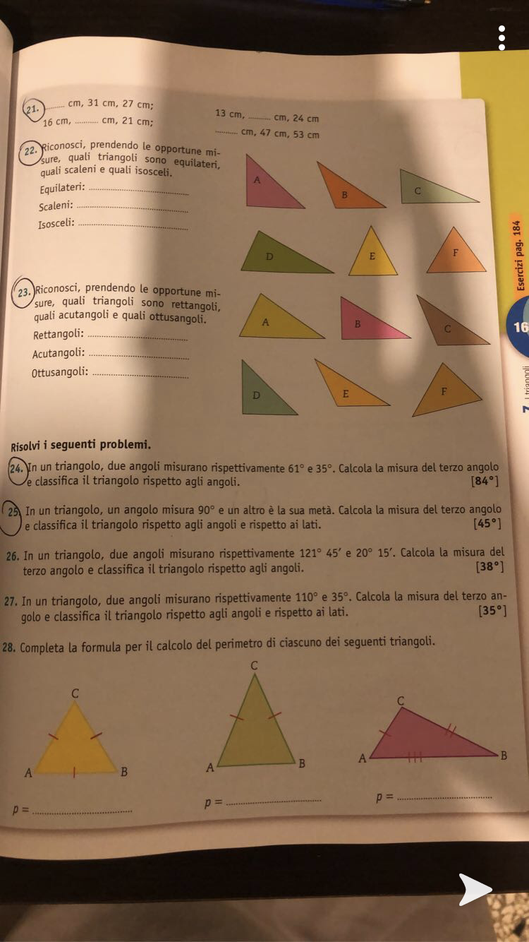 Almeno geometria è facile