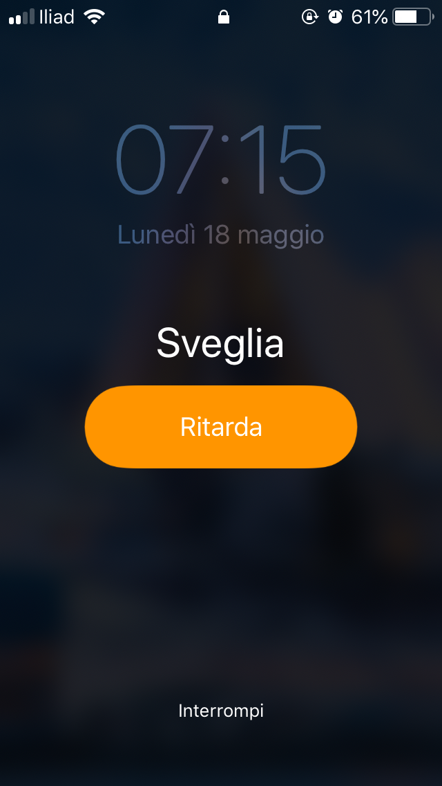 Mi sono trovata questo screenshot nella mia galleria