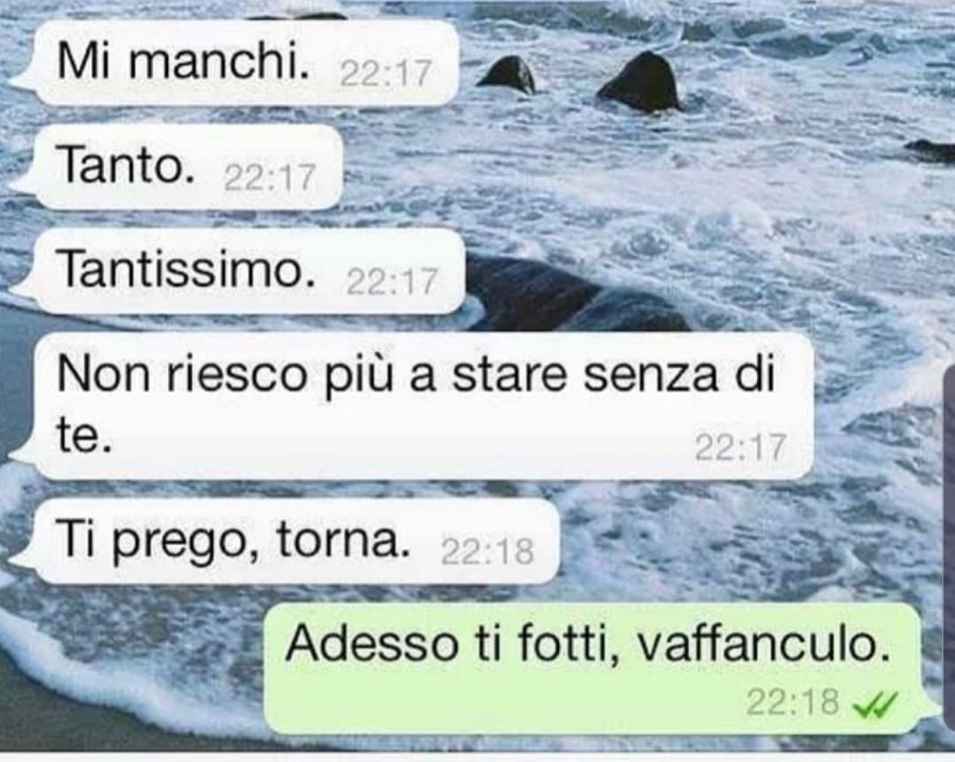 Quando la mia ex dopo avermi messo le corna voleva rimettersi assieme a me