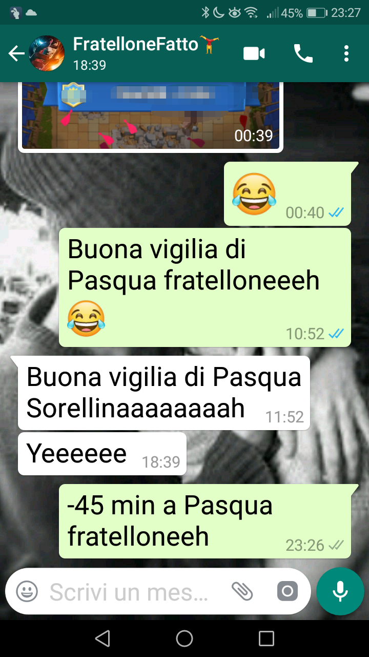 Io e il mio migliore amico. 