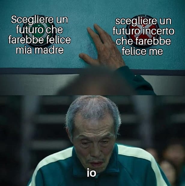 Si sembra stupido ma vorrei provare a diventare calciatore. Cioè lol sono entrato in un'associazione calcistica, dove potrei veramente fare tornei, e lei l'anno prossimo mi vuole mandare a scuola calcio perché "è più vicina". Vabbè, lol io parlo ma se il m