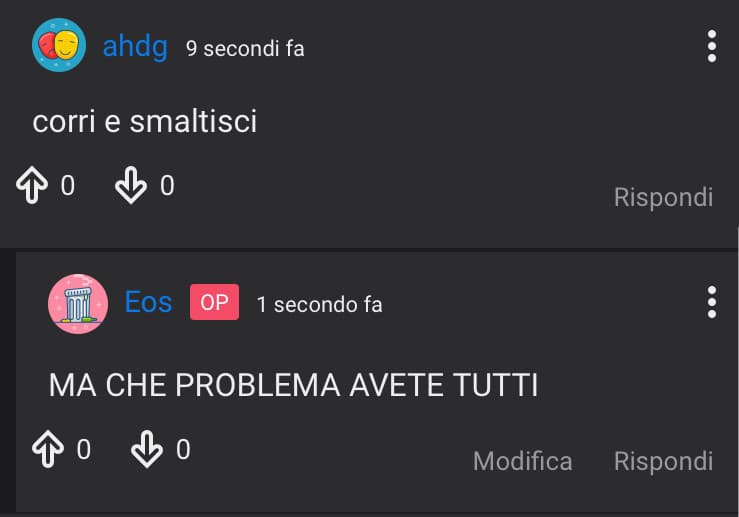 esiste un girone dell’inferno anche per quelli che dicono queste blasfemie...