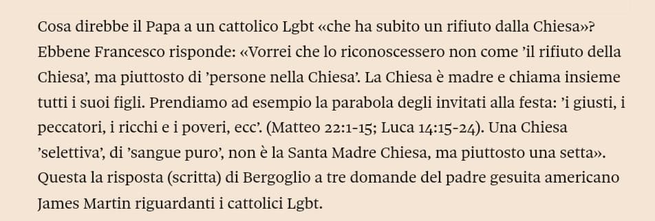 Quanto mi danno fastidio quelli che ad ogni azione dei conservatori danno la colpa al cristianesimo. 