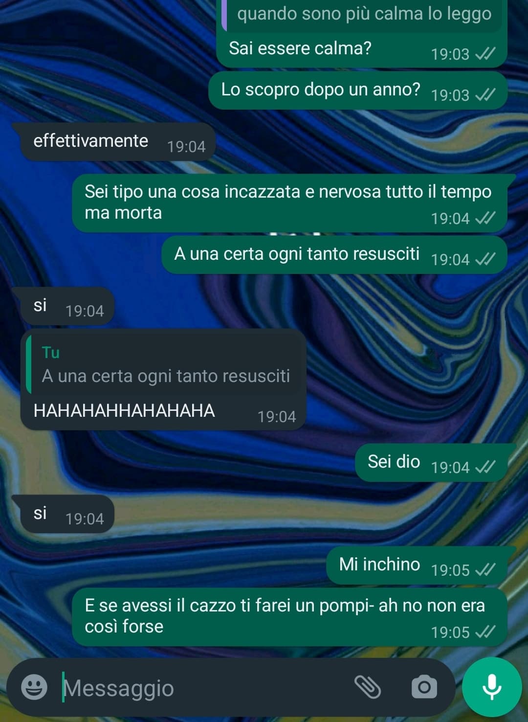 Tipica conversazione tra me e ragazzadiversa24 ?