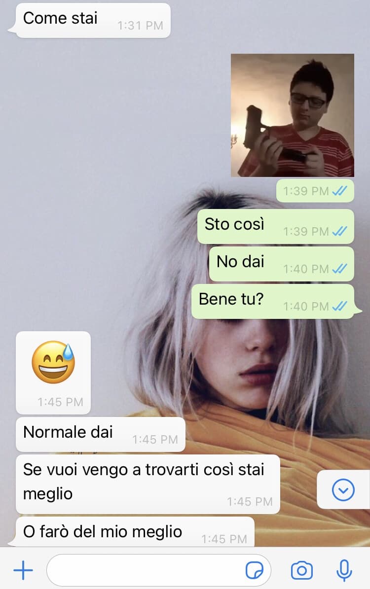 Io e il ragazzo con cui mi sento, dite cosa ne pensate 