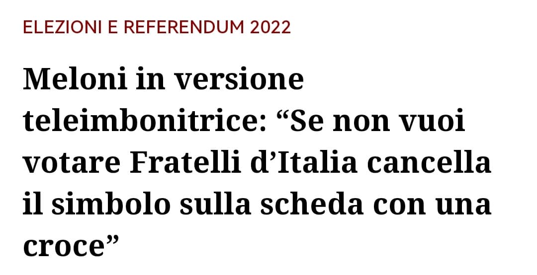 Come prendere voti dagli allocchi - parte prima 