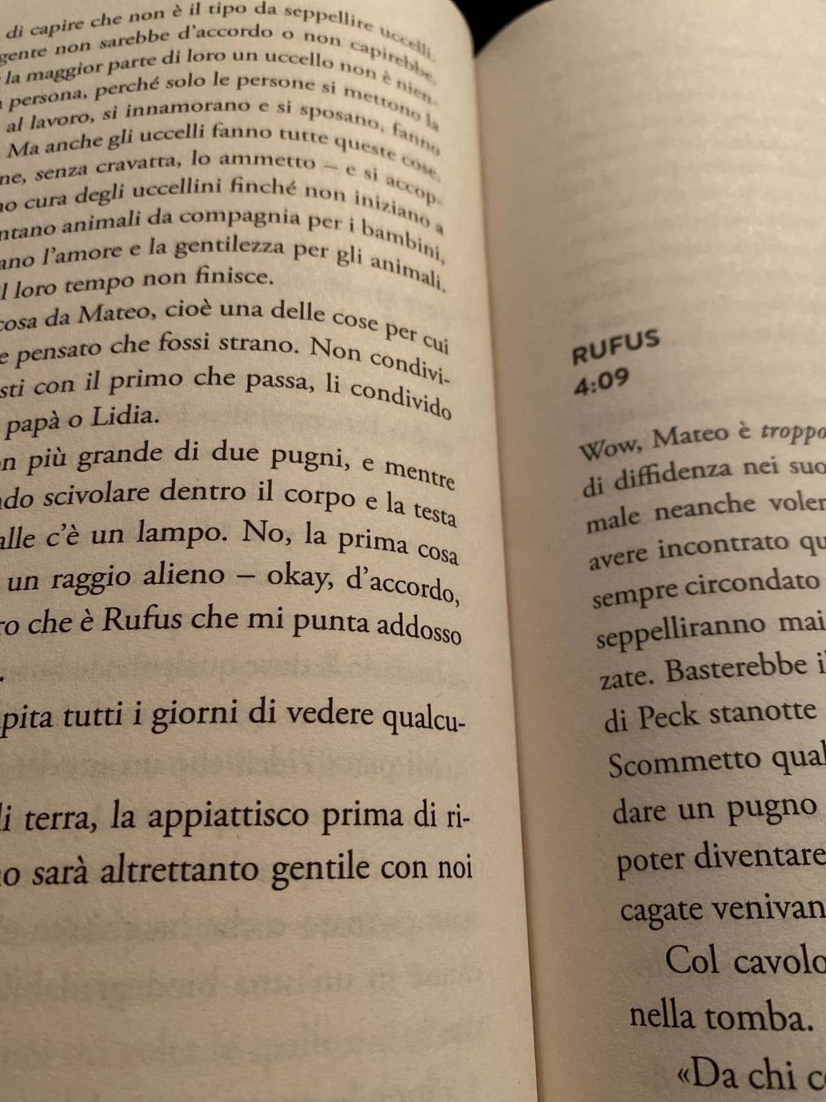 solo io posso avere le lacrime agli occhi per la storia di un uccellino morto e quella di un uccellino caduto da un nido ?