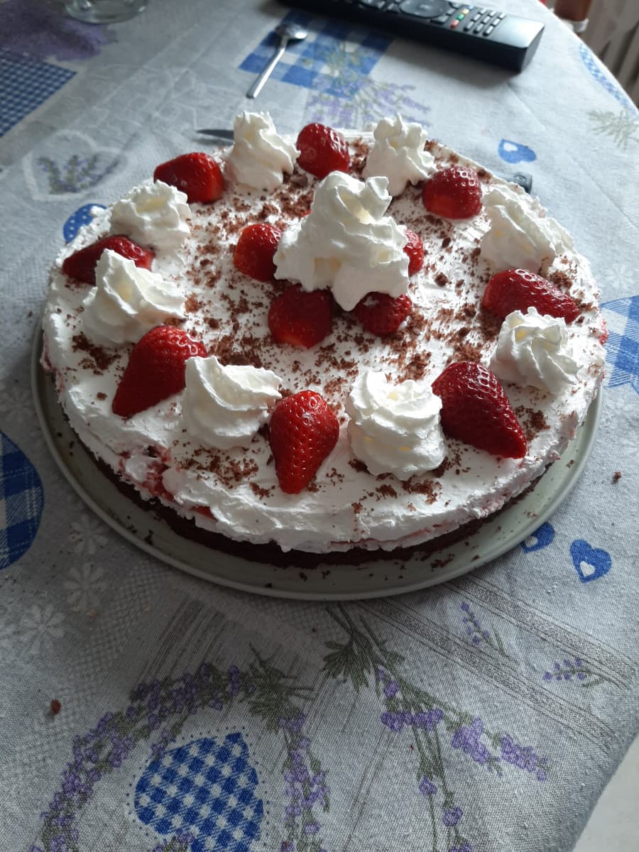 Torta alle fragole?❤