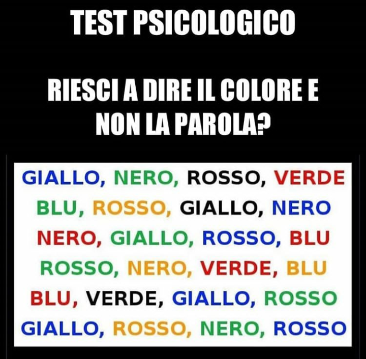 Test psicologico... Voi riuscite a farlo? Io ci ho messo un sacco?