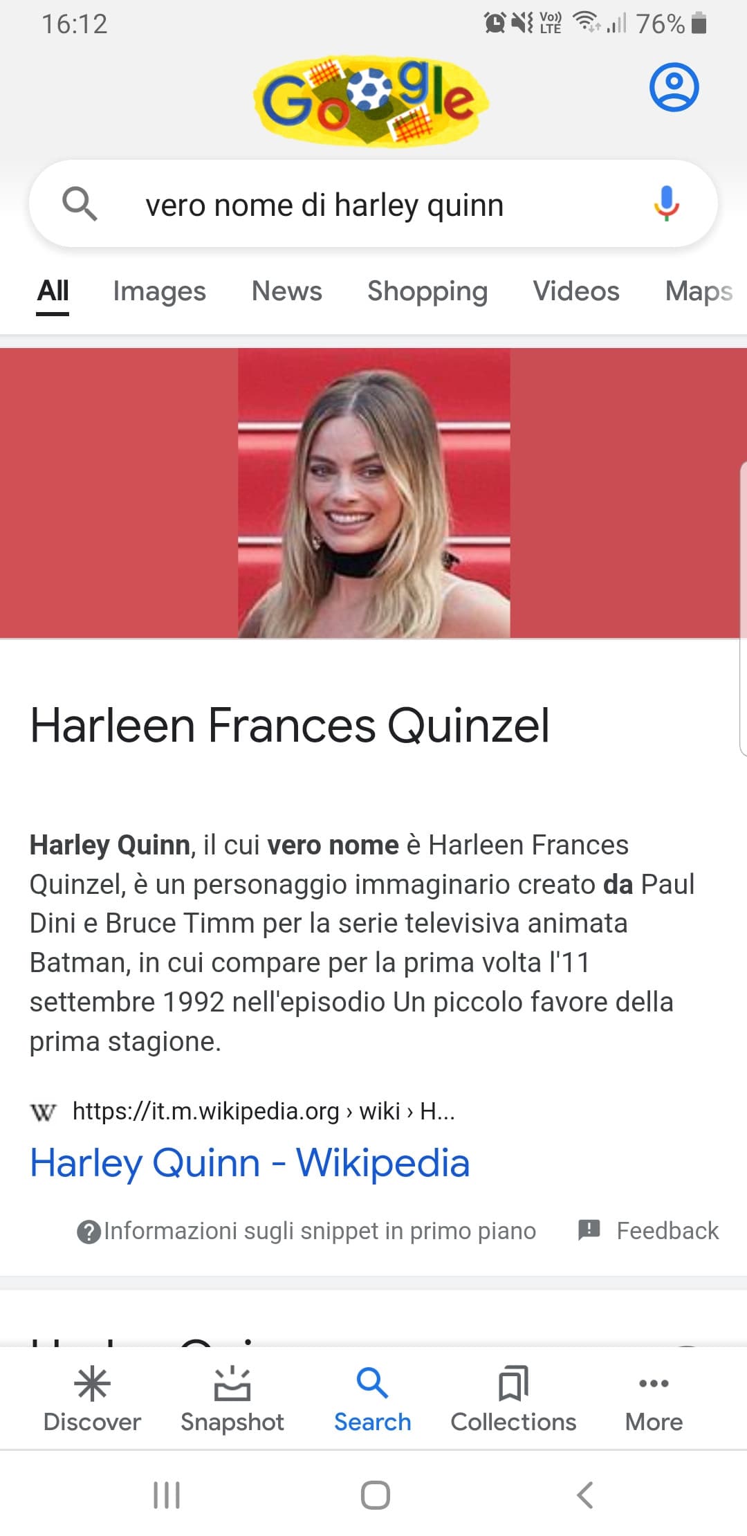 si mi chiamo Harleen l'unica cosa bella che trovo nel mio nome 