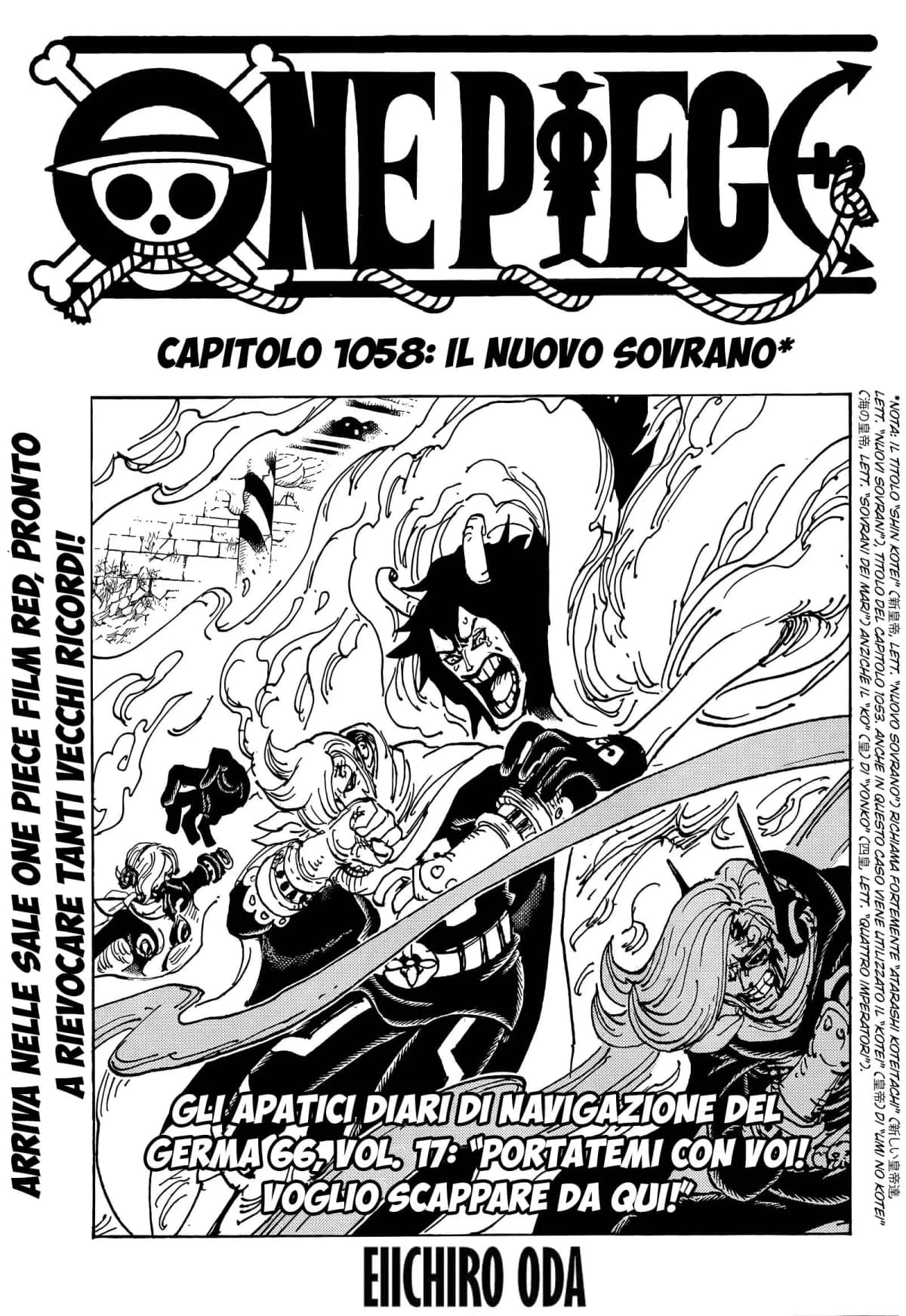 Ci sono poche cosa che mi fanno incazzare come il capitolo 1058 di One Piece. Solo per gli amanti di One piece 