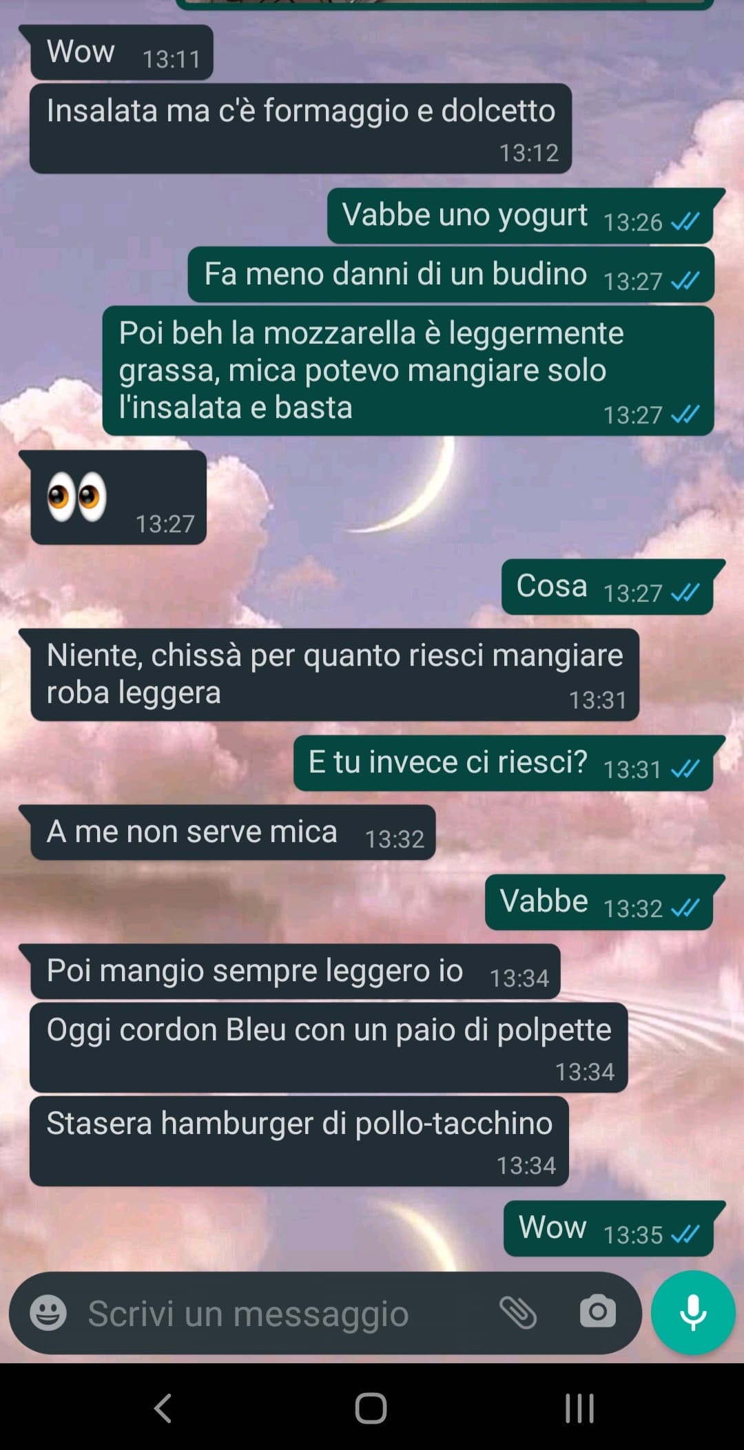 "Io non ingrasso" 