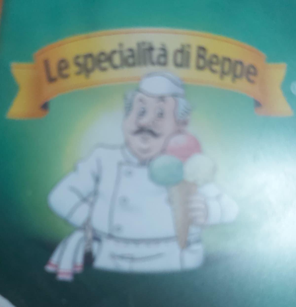 Grande Beppe, il tuo gelato è buono