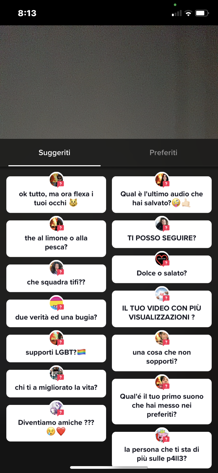 ma sono domande fatte da vere persone o a cazzo da tiktok???