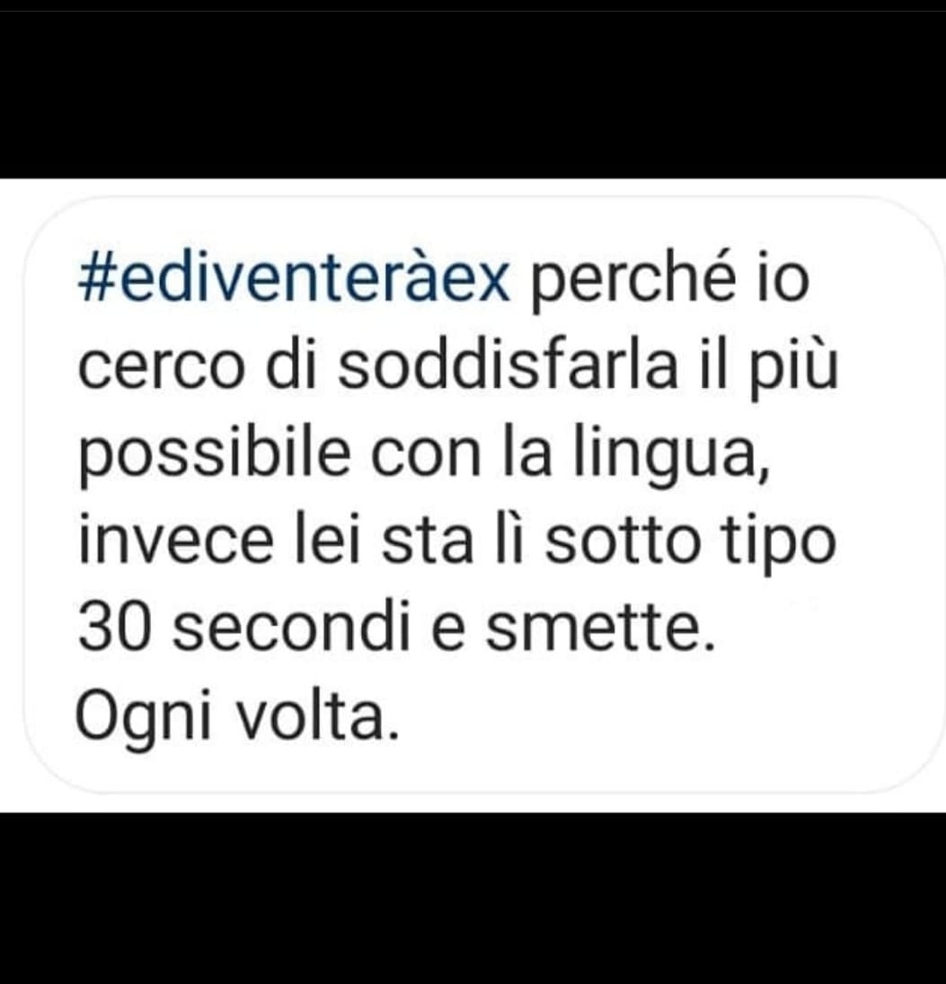 È un tantino esagerato lasciare per questo, però a 'sto punto fate da sole se pensate solo a voi 