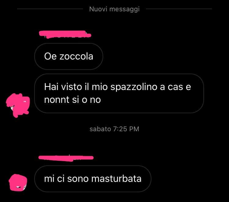 io volevo avere solo delle amiche con cui uscire 