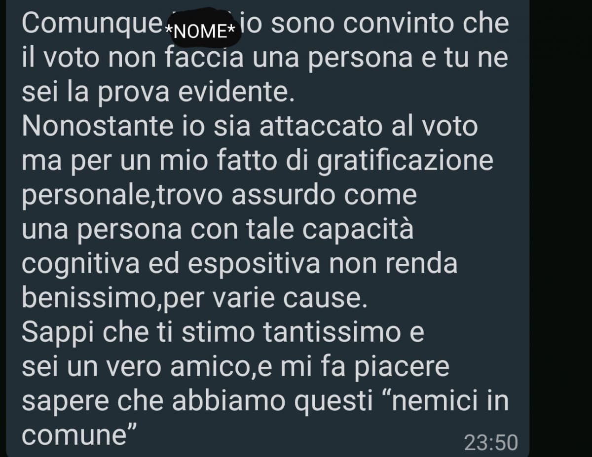 Quanto rende amici avere nemici in comune? ?