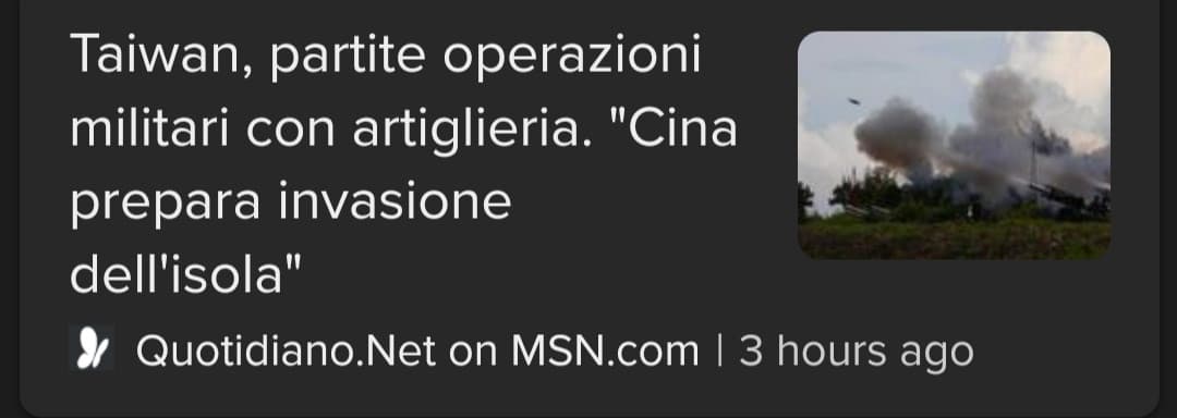 Ma se la Cina invade Taiwan si rischia terza guerra mondiale?