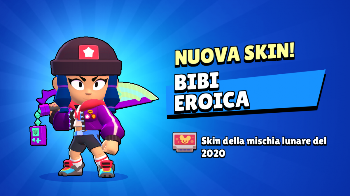 Cosa cosa? Nessuno gioca più a brawl beh manco io :D ma ci tenevo ad avere una skin per bibi visto che era la mia brawler preferita e visto che questa serebbe stata l'ultima volta che usciva questa skin la ho presa. ( e non la utilizzero mai)