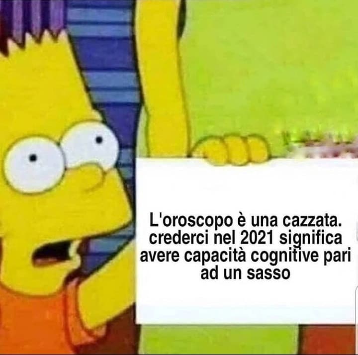 Stessa cosa per le religioni ovviamente