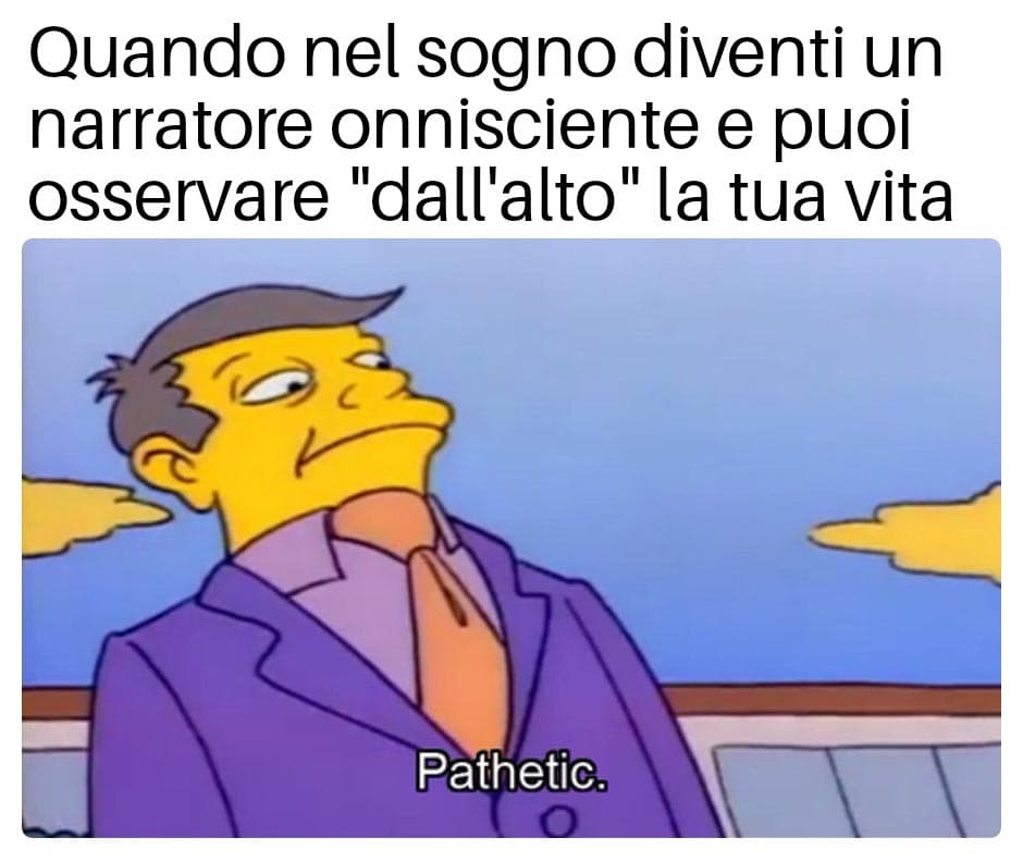 Poi dicono che uno si sveglia scazzato