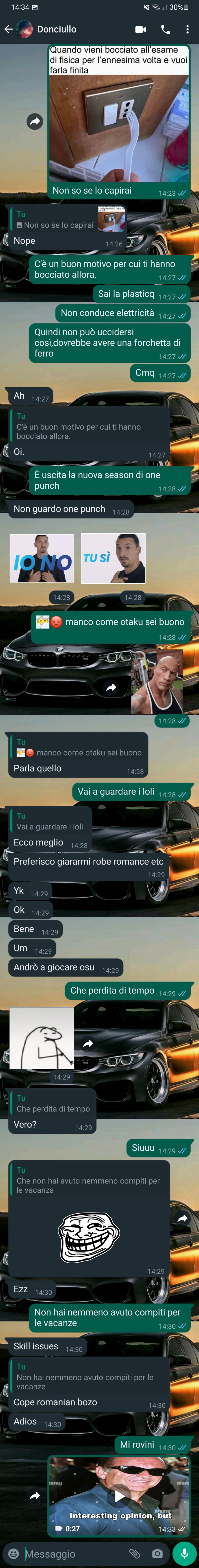 Certa gente non la capisco proprio