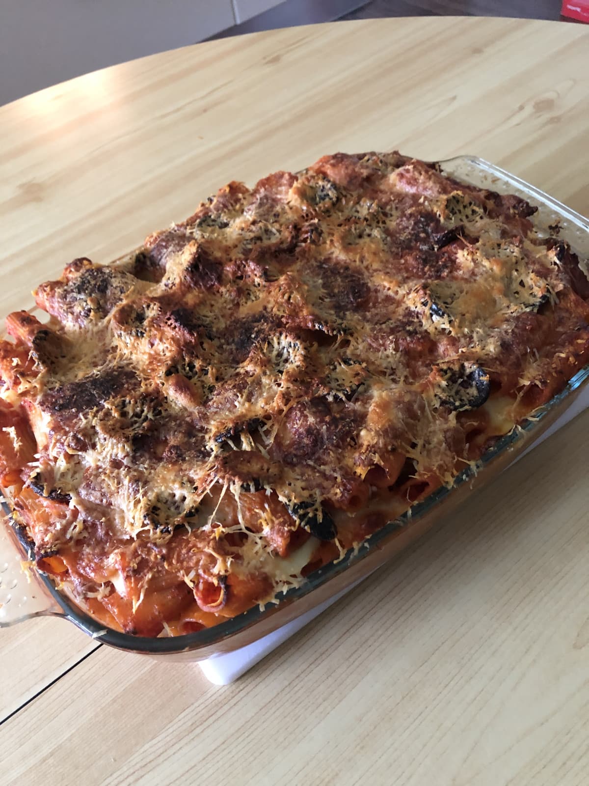 Pasta al forno ragazzi 