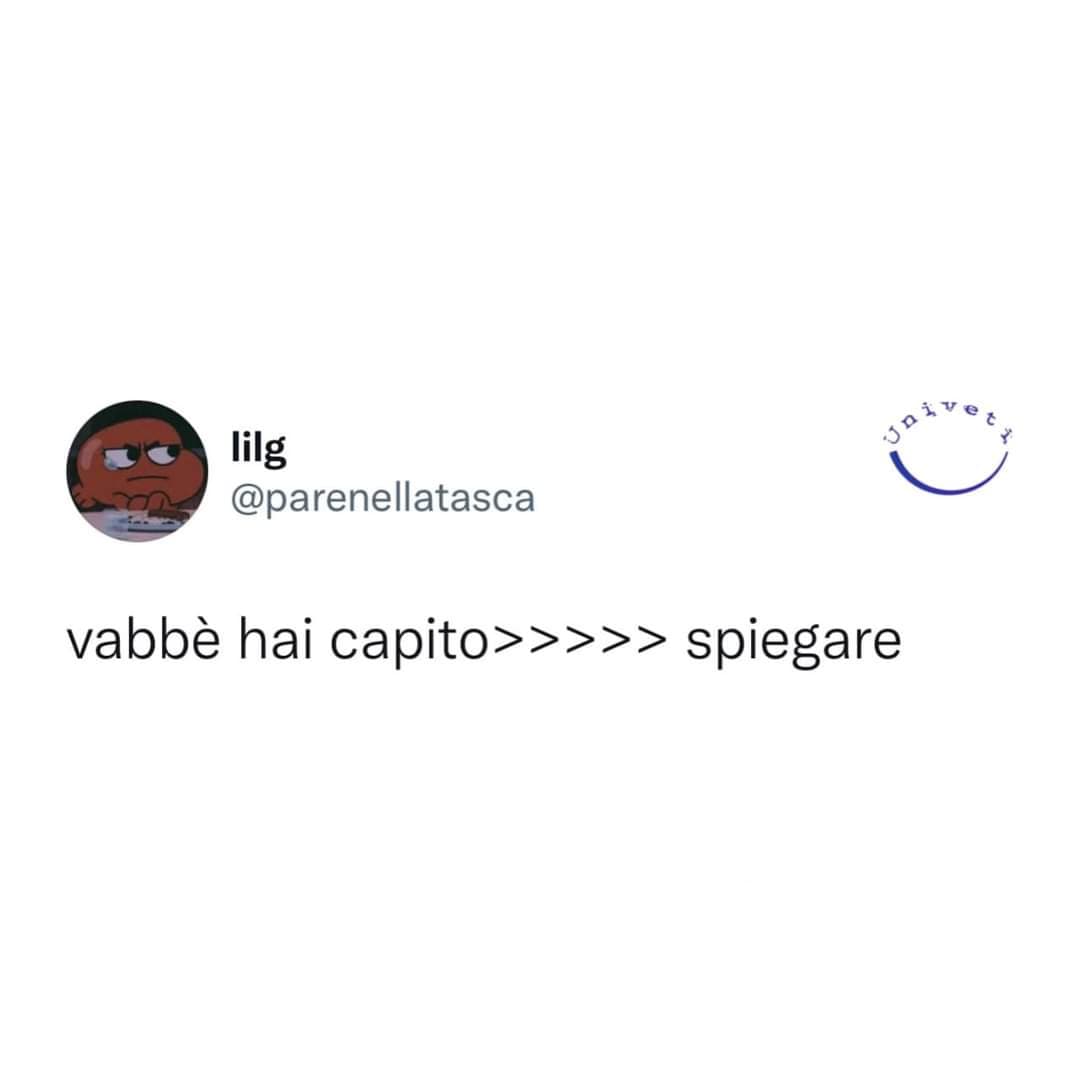 Tipo quando non mi viene la parola che devo dire 