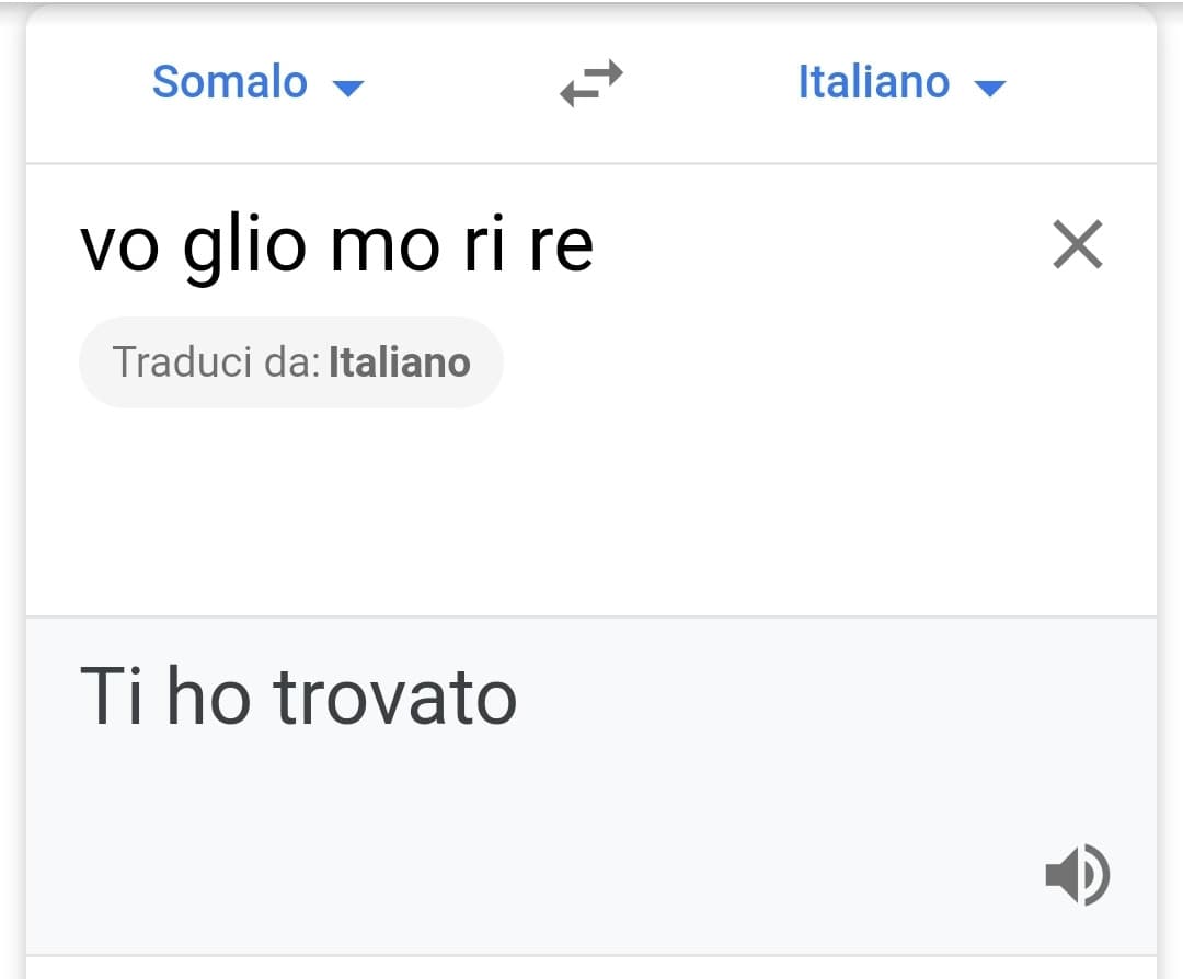 Allora aspetto che mi ammazzi tu eh